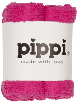 pippi Washandjes 4-pack roze Roze/lichtroze - 26x26 cm