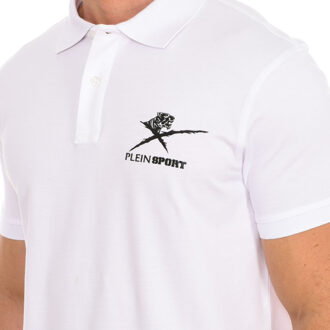 PIPS506 herenpolo met korte mouwen Wit - S