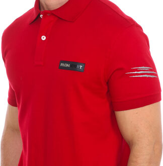 PIPS507 herenpolo met korte mouwen Rood