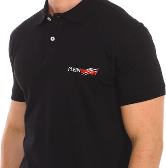 PIPS511 herenpolo met korte mouwen - maat M Zwart