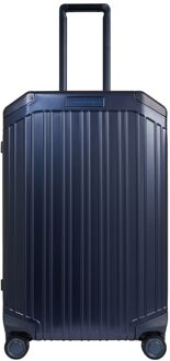 Piquadro ALU-B2 Medium Trolley 69 blue hardcase koffer Blauw - H 69 x B 46 x D 27 cm