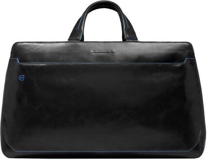 Piquadro B2 Laptop Travelbag 14" black weekendtas handbagage Zwart - H 31 x B 53 x D 21 cm