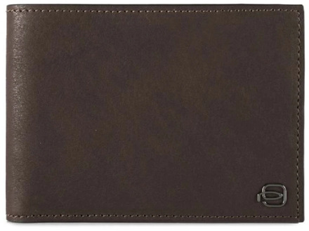 Piquadro Black Square Men's Wallet Vertical dark brown Bruin - H 10 x B 13 x D 2