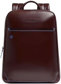 Piquadro Blue Square Laptop Backpack 14" brown Bruin - H 37 x B 29 x D 7 cm