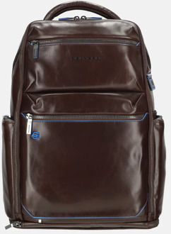 Piquadro Blue square laptoprugzak 15 inch morro Bruin