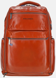 Piquadro Blue Square laptoprugzak 15 inch orange Oranje