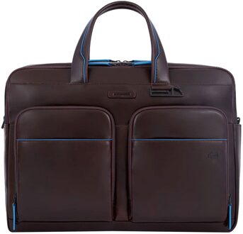 Piquadro Blue Square Revamp Laptopbag brown Bruin - H 30 x B 42 x D 13