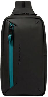 Piquadro C2OW Mono sling bagbag black Zwart - H 32 x B 18 x D 7 cm