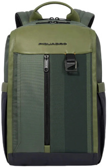 Piquadro Groene Bucket Bag & Rugzak Piquadro , Green , Heren - ONE Size