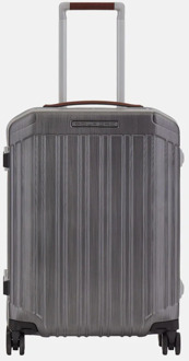 Piquadro handbagage koffer 55 cm ncu nero Grijs