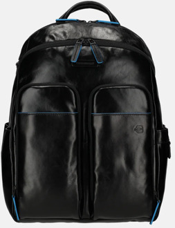 Piquadro laptoprugzak 14 inch S nero Zwart