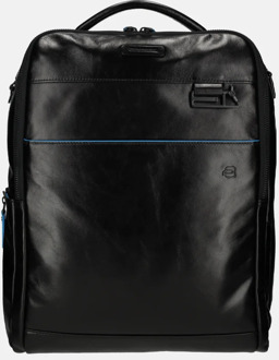 Piquadro laptoprugzak 15.6 inch nero Zwart