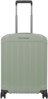 Piquadro PQ-Light Cabin Trolley 55 green hardcase koffer lichtgewicht koffer Groen - H 55 x B 40 x D 20 cm