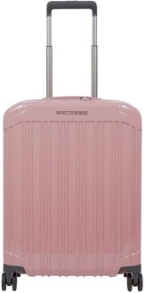 Piquadro PQ-Light Cabin Trolley 55 pink Harde Koffer Roze - H 55 x B 40 x D 20