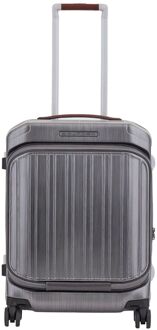 Piquadro PQ Light Frame Laptop Cabin Spinner 55 grey hardcase koffer Grijs - H 55 x B 40 x D 20 cm
