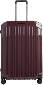 Piquadro PQL 4 Wheel Trolley M Expandable bordeaux hardcase koffer Rood - H 69 x B 45 x D 30 cm