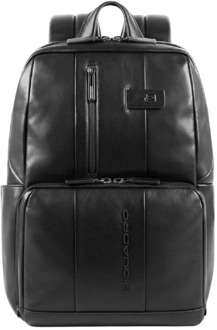 Piquadro Urban Computer Backpack 14'' Black Grey Blue