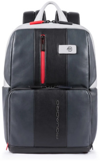 Piquadro Urban Computer Backpack 14'' Black/Grey Zwart