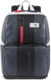 Piquadro Urban Computer Backpack 14'' Black/Grey Zwart