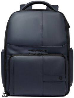 Piquadro W129W Water Repellent Laptop Backpack blue Blauw - H 40 x B 31 x D 12 cm