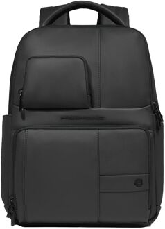 Piquadro W129W Water Repellent Laptop Backpack nero Zwart - H 40 x B 31 x D 12 cm