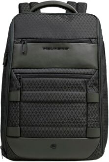 Piquadro W139 Modular Travel Laptop Backpack verde weekendtas handbagage Groen - H 42 x B 30 x D 19 cm