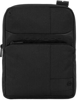 Piquadro Wollem iPad Crossbody Bag Shoulderbag black damestas Zwart - H 23 x B 18 x D 6 cm