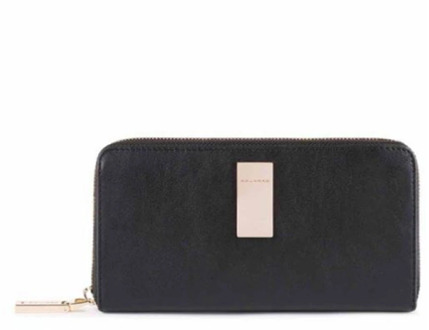 Piquadro Zwarte portemonnee met RFID-bescherming Piquadro , Black , Dames - ONE Size