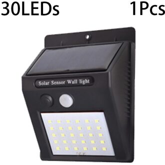 Pir Motion Sensor 20/100LED Zonlicht Controle 1/3 Zijdig Zonne-energie Straat Licht Yard Path Huis Tuin Solar Lamp wandlamp 1stk 30LED