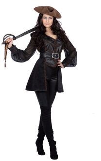 Piraat & Viking Kostuum | Henrike Hakvoort Woeste Baren Piraat | Vrouw | Maat 46 | Carnaval kostuum | Verkleedkleding