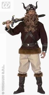 Piraat & Viking Kostuum | Viking Velkan Scandic Kostuum Man | XL | Carnaval kostuum | Verkleedkleding