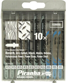 Piranha Decoupeerzaagblad Cassette combi hout / metaal,  T-Aansluiting X28050