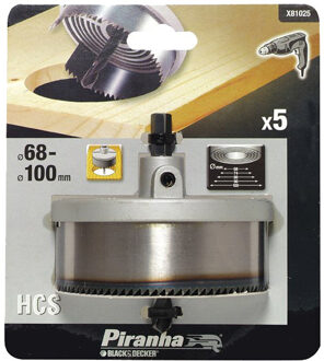 Piranha Gatenzaag 5x (68,74,80,90,100) HCS 68 - 100mm X81025