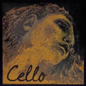 Pirastro P335420 cellosnaar C-4 cellosnaar C-4, medium, rope core, tungsten