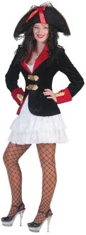 Piraten jurkje en colbert voor dames - One size;;;