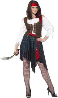Piraten kostuum voor dames maat L (44-46)