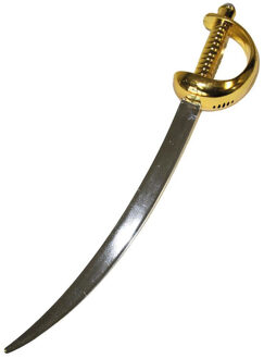 Piraten zwaard goud 57 cm Multi