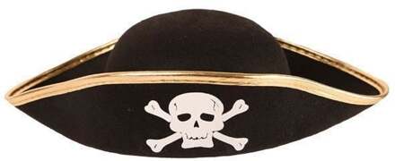 Piratenhoed junior vilt