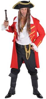 Piratenmantel luxe rood Rood - Zalm