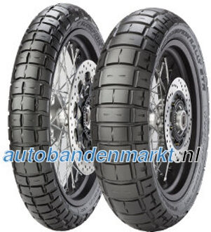 Pirelli motorcycle-tyres Pirelli Scorpion Rally STR ( 120/70 R17 TL 58H M+S keurmerk, M/C, Voorwiel )