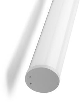 Pirgos LED wandlamp, 200 cm breed, wit, kunststof