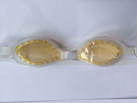 Piscina Verstelbare Breedte Non-fog Waterdicht Zwembril Soft Silicon Eye Cups Kids Adult Voor Zwemmen Duiken Fcsg1638 geel