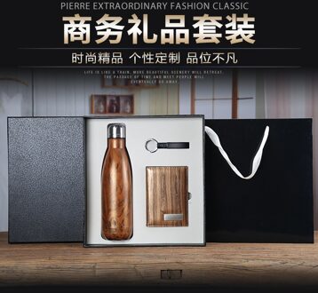 Pitebo Pakken Lederen Id Kaarthouder Milieuvriendelijke Mok Bank Credit Card Opbergdoos Multi-Slot Ultra-dunne Cardbox Wood grain