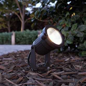 Piton LED Prikspot - 4,9W 425lm - Kantelbaar - 20.000 Branduren - 3000K Warmwit - IP65 Waterdicht - Zwart - 1 Jaar Garantie