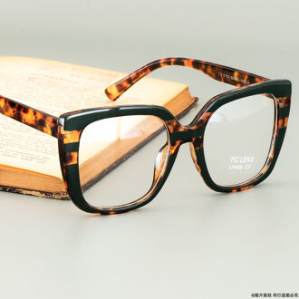 Pixcico 45759 Brilmonturen Heren Dames Mode Vierkante computerbril GRIJS