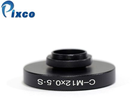 Pixco Lens Adapter Pak Voor CS of C Mount Lens voor M12