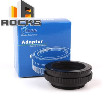 Pixco M42 om M42 Mount Lens Verstelbare Scherpstellen Helicoid 12-19mm Macro Tube Adapter-12mm tot 19mm