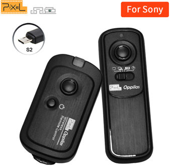 Pixel Oppilas RW-221/S2 Draadloze Ontspanknop Timer Afstandsbediening RW-221 Voor Sony A7 A7R NEX-3NL A5000 A6000 A58 a3000 A5000
