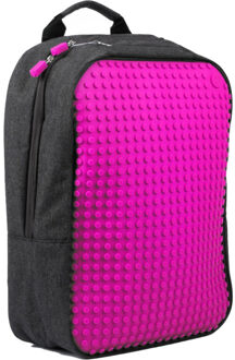 PixelBags Rugzak Fuchsia (incl 240 grote Pixels) Roze