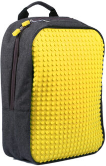 Pixelbags rugzak geel inclusief 240 grote pixels